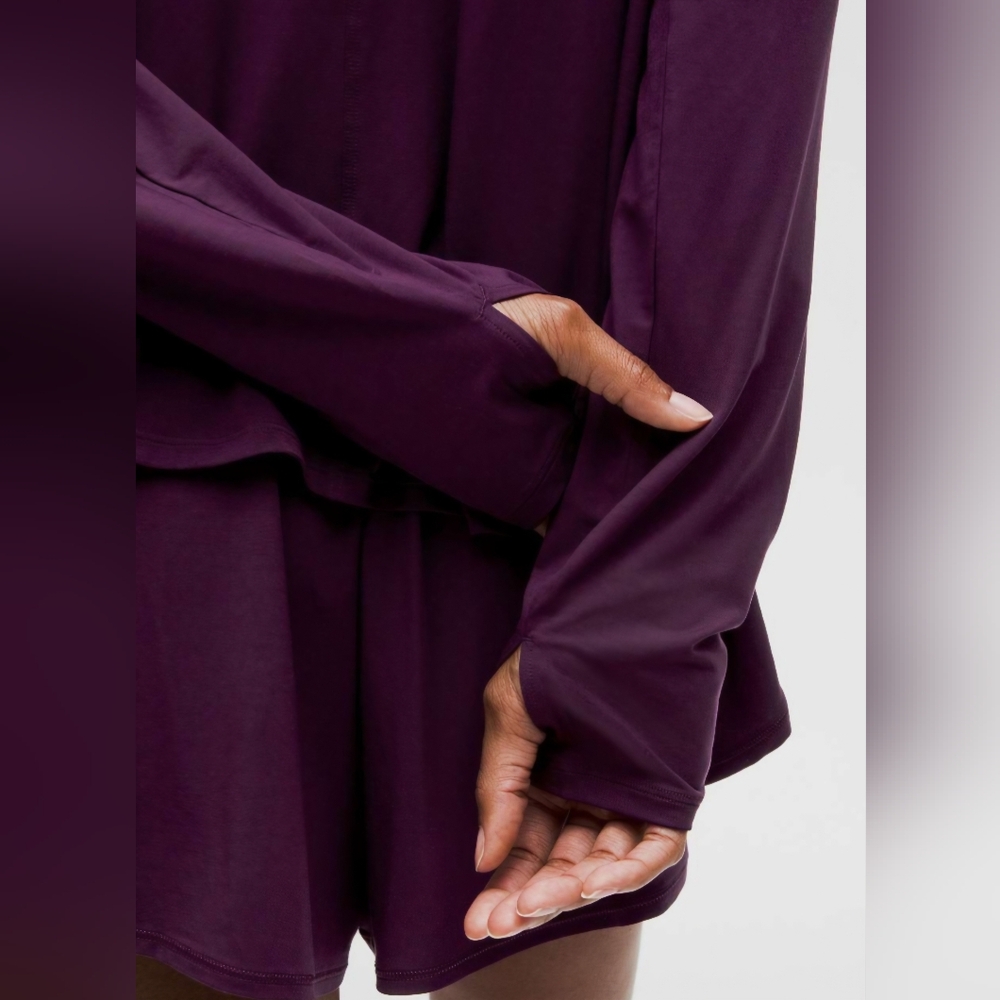 Lululemon Athletica Modal Relaxed Fit  Long-Sleeve Top- Flowy!! - Picture 4 of 10